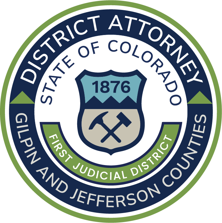 Seal of the District Attorney - Gilpin and Jefferson Counties - State of Colorado