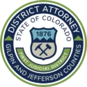 Seal of the District Attorney - Gilpin and Jefferson Counties - State of Colorado